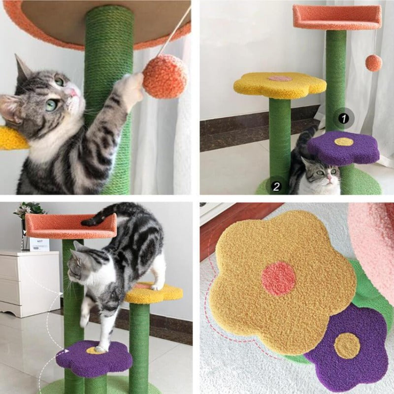 Blossom Cat Scratching Tower