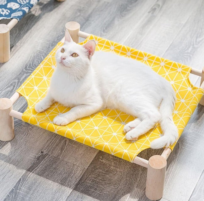 Canva Cat Hammock Bed