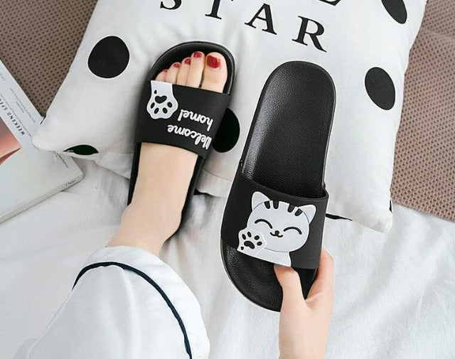 Welcome slippers discount