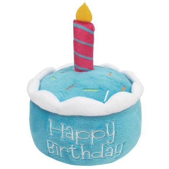 Happy Birthday Cake Squeaky Plush Toy