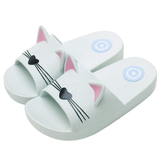 Cute Cat Kids Slippers