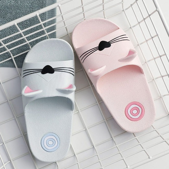Cute Cat Kids Slippers