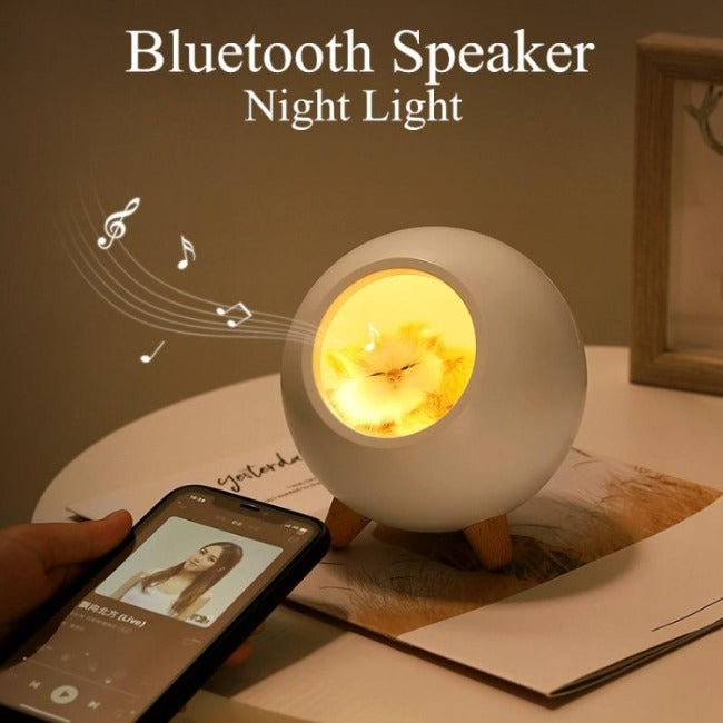 Cat House Bluetooth Speaker Lamp