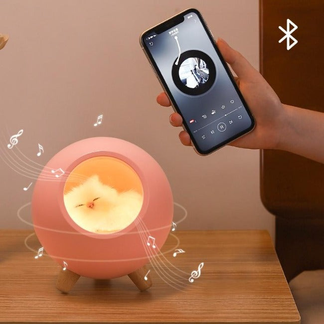 Cat House Bluetooth Speaker Lamp