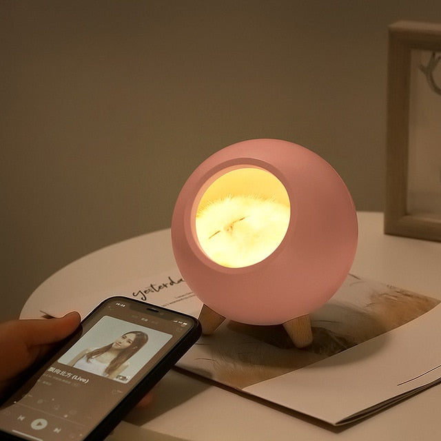 Cat House Bluetooth Speaker Lamp