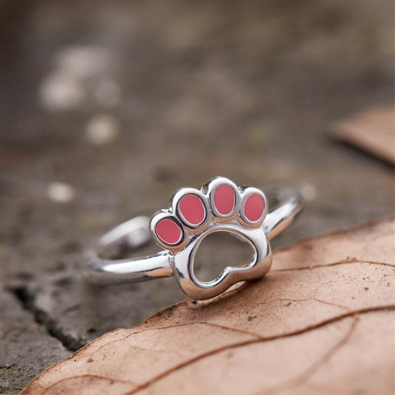Pinky Cat Paw Ring