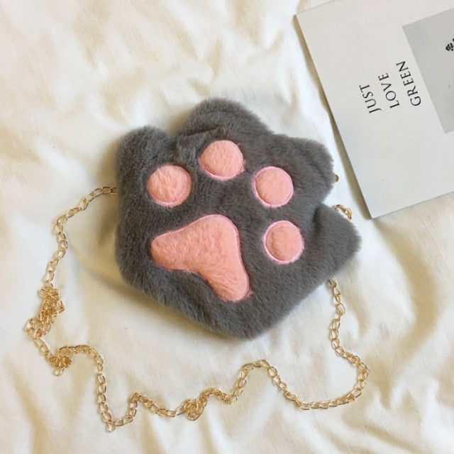 Cute Cat Paw Shoulder Bag