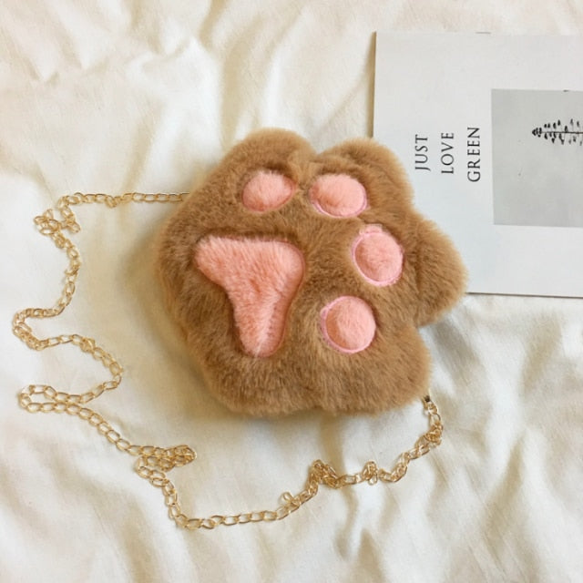 Cute Cat Paw Shoulder Bag