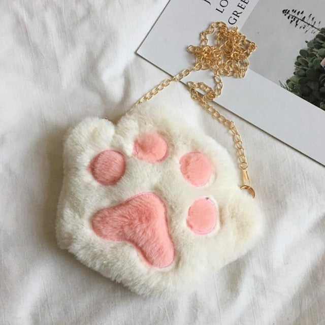 Cute Cat Paw Shoulder Bag