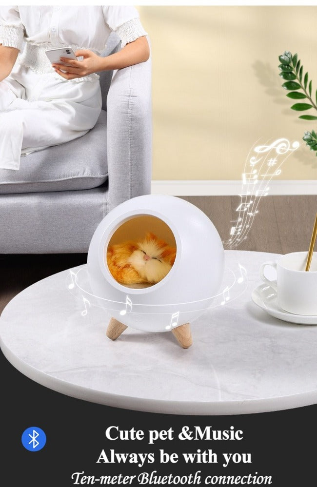 Cat House Bluetooth Speaker Lamp