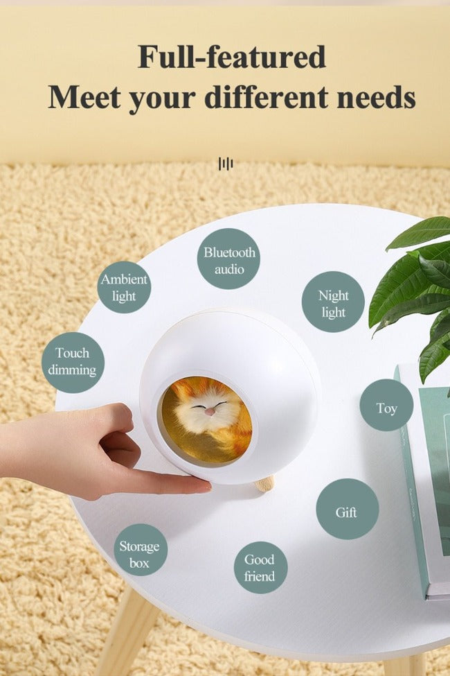 Cat House Bluetooth Speaker Lamp