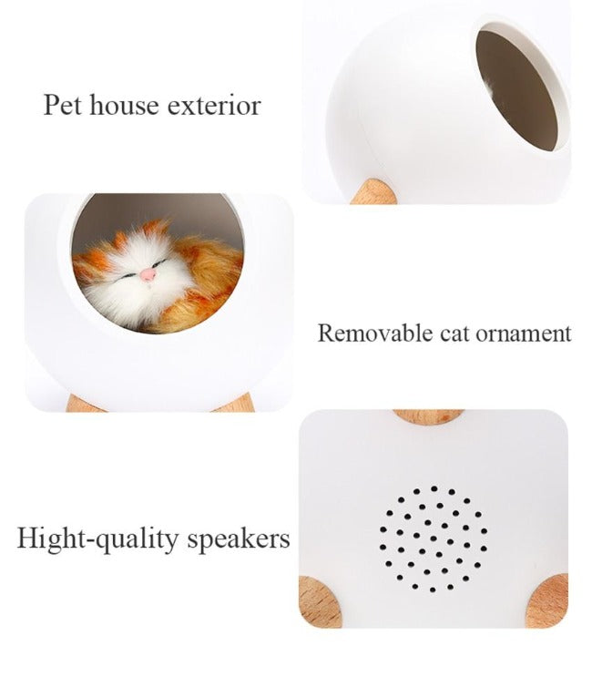 Cat House Bluetooth Speaker Lamp