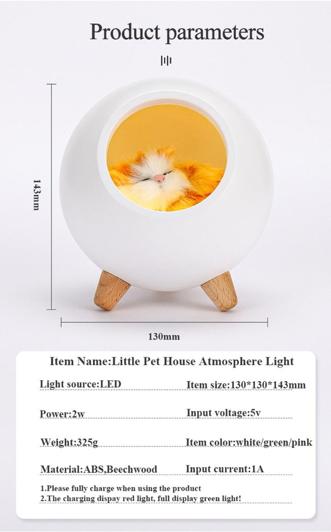 Cat House Bluetooth Speaker Lamp