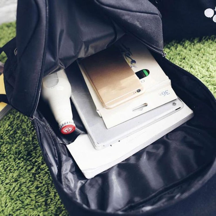 Cute Cat Canvas Backpack