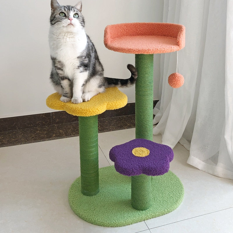 Blossom Cat Scratching Tower