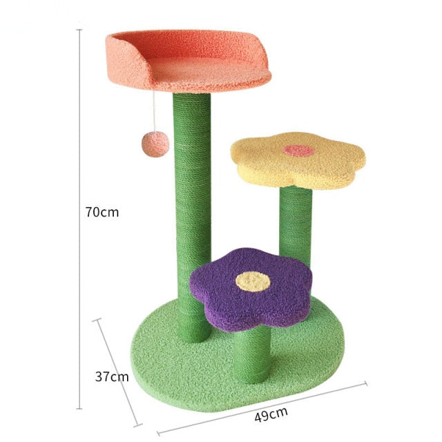 Blossom Cat Scratching Tower