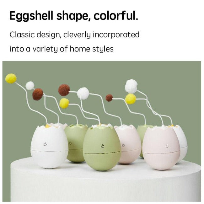 Eggshell Interactive Tumbler Cat Toy