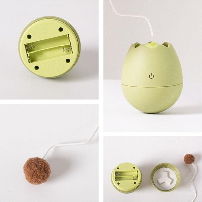 Eggshell Interactive Tumbler Cat Toy