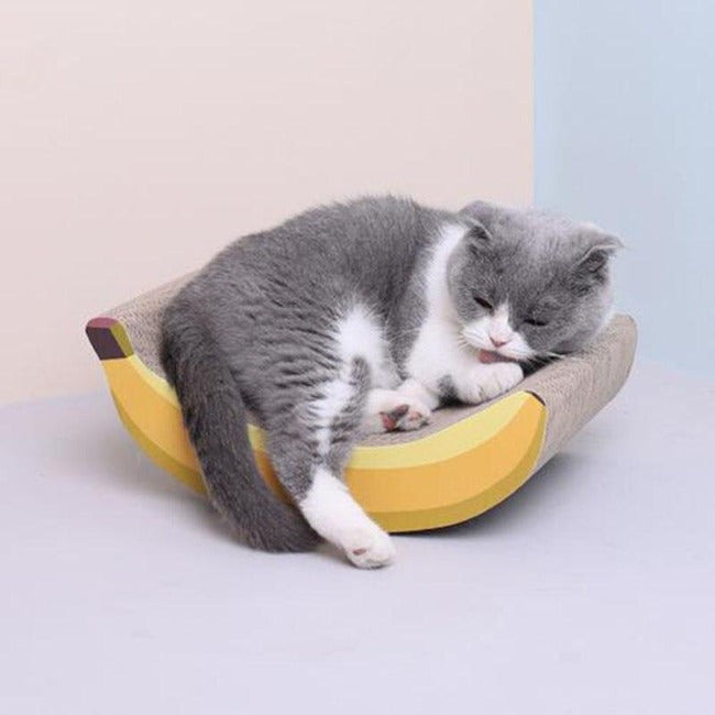 Banana Cat Scratching Board
