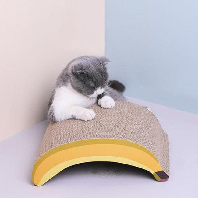 Banana Cat Scratching Board