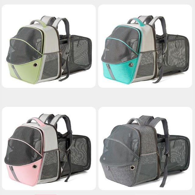 Mesh Scalable Cat Backpack