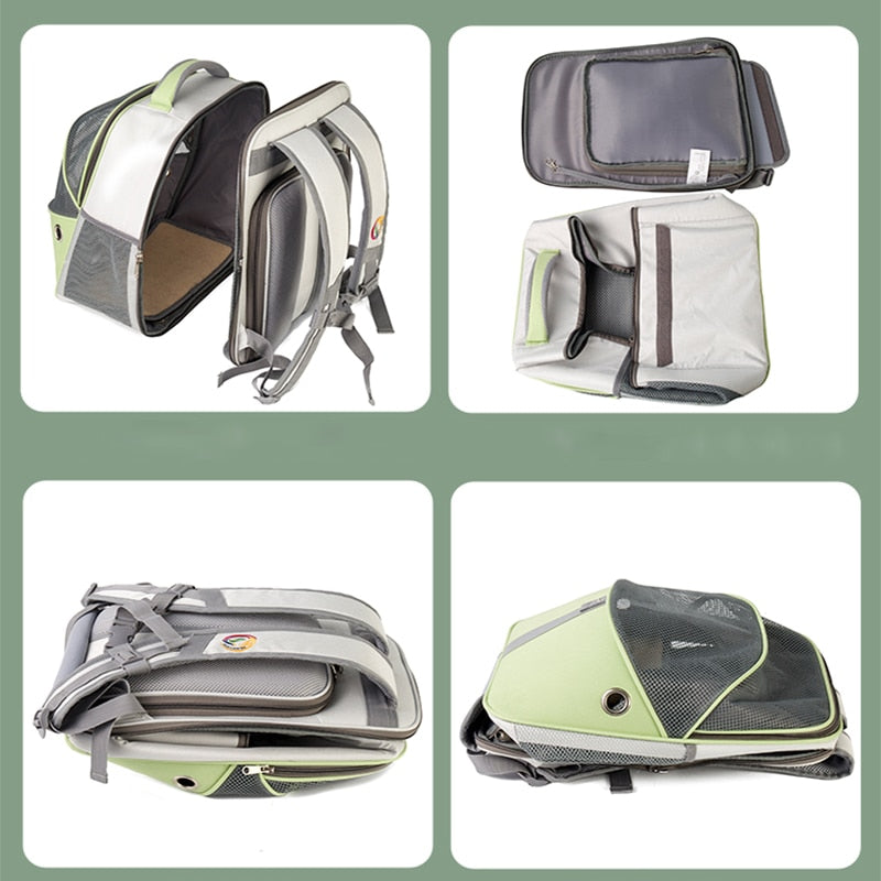 Mesh Scalable Cat Backpack