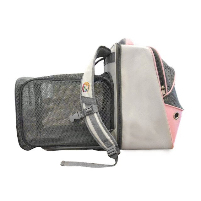 Mesh Scalable Cat Backpack