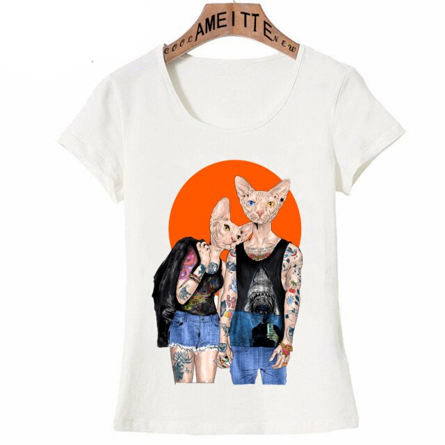 Sphynx Tatto Cat Lover Tee