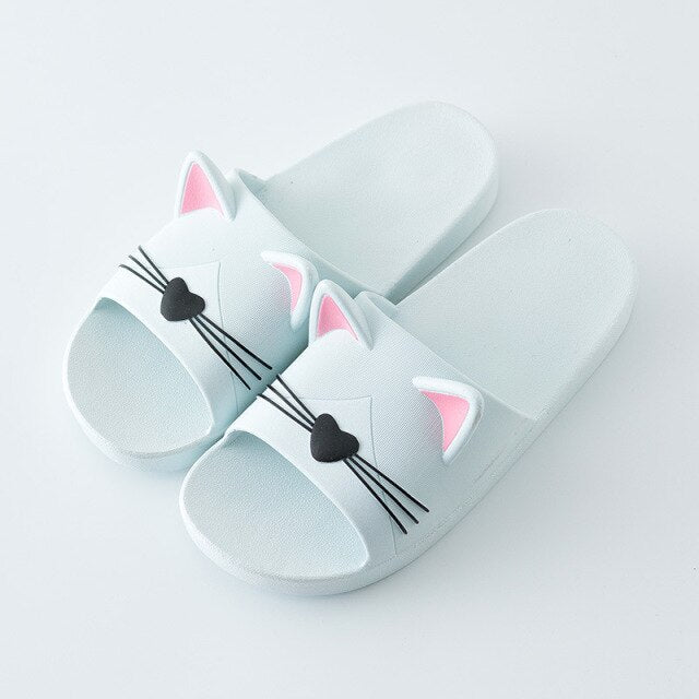 Summer Cute Cat Slipper