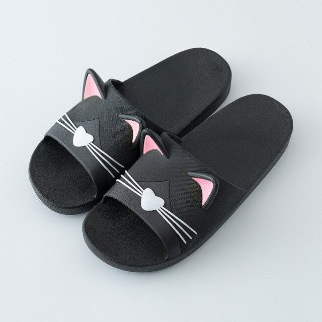 Summer Cute Cat Slipper