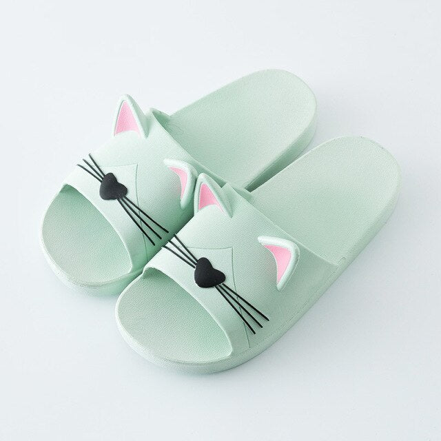 Summer Cute Cat Slipper