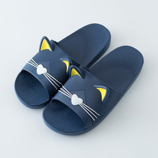 Summer Cute Cat Slipper